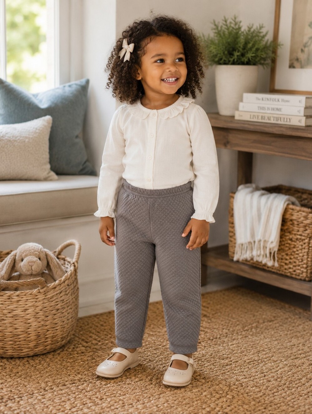 TBBC The Beaufort Bonnet Company Mitzy Sue Slacks Grantley Gray 3T